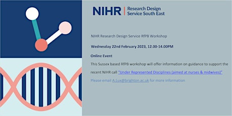 NIHR Research Design Service South East:  RfPB Workshop