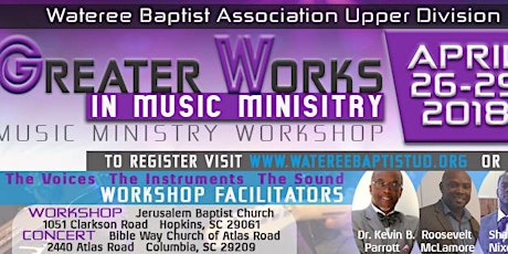 Uniting for Greater Works in Music Ministry Workshop
