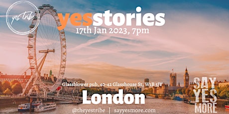 YesStories London: a Night of Inspiration primary image