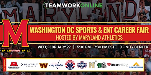 Washington DC Sports & ENT Career Fair by Maryland Athletics