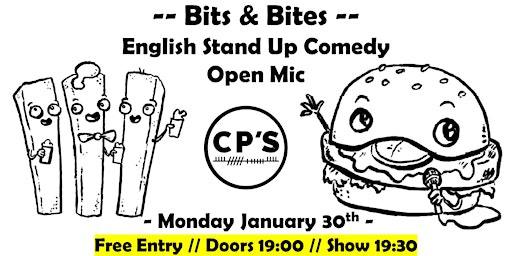 Bits & Bites #17 - English Comedy - Open Mic Night
