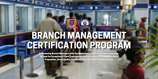 Hauptbild für Branch Management Certification Program (A Strategic Leadership Framework)