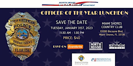North Miami Police Officer of the Year LUNCHEON