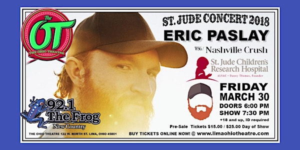 St. Jude 2018 with Eric Paslay with Nashville Crush