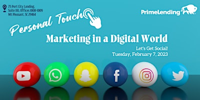 Personal Touch Marketing in a Digital World with PrimeLending Feb 7 12:30PM
