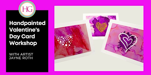 Create Hand-painted Valentine's Day Cards with Artist Jayne Roth