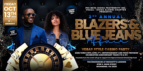3rd Annual Blazers & Blue Jeans Scholarship Event