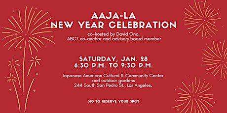Hauptbild für AAJA-LA 2023 New Year celebration