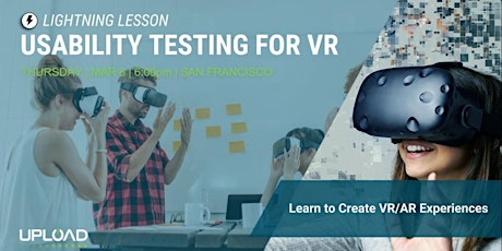 Lightning Lesson: Usability Testing for VR primary image