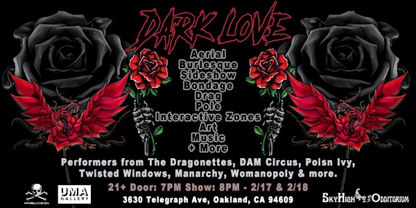 Dark Love: A Classy Valentine's  Macabre Cirque  Freakshow