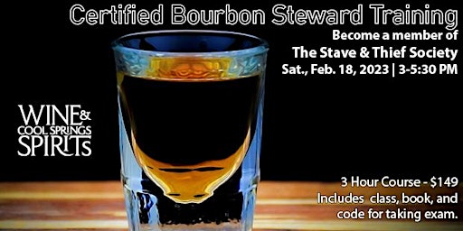 Certified Bourbon Steward Training
