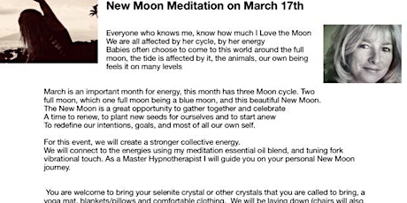 New Moon Meditation primary image