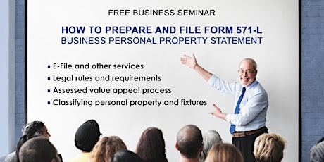 How to Prepare and File Business Personal Property Tax Statements (Form 571-L) primary image