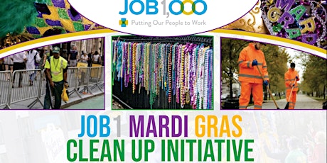 JOB1 Mardi Gras Clean Up Registration 2023