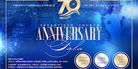 70th Church Anniversary Gala
