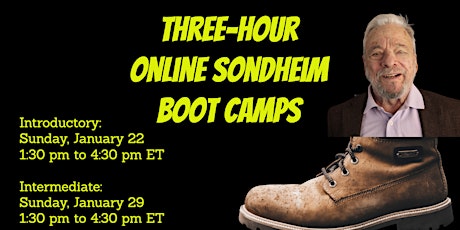 Three-hour Sondheim Boot Camps