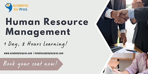 Human Resource Management 1 Day Training in Plano, TX