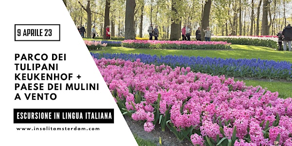 Visita parco dei tulipani e mulini a vento in ITALIANO - 9 aprile 2023