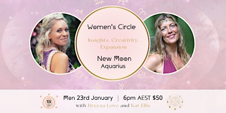 Aquarius New Moon ~ Insights, Creativity, Expansion, Birthing the NEW primary image