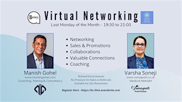Virtual Networking with Business Club & Harrow Health Matters