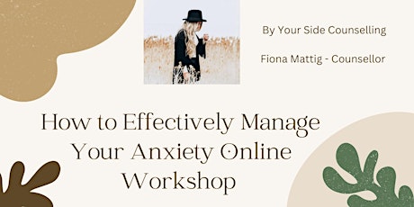 How to Effectively Manage Your Anxiety