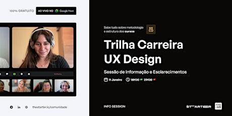 Imagem principal de [OPEN DAY] Sessão de Esclarecimento Carreira UX/UI Design | TheStarter