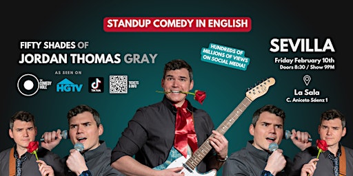 Sevilla: Standup Comedy in ENGLISH◎ 50 Shades of Jordan Thomas Gray