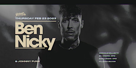 Ben Nicky at It'll Do Club