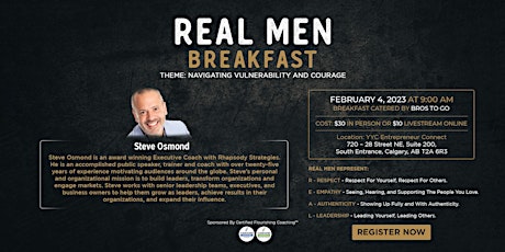 R.E.A.L. Men Breakfast - Navigating Vulnerability & Courage