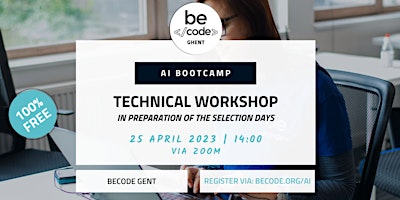 BeCode Gent –  Technical Workshop for AI Bootcamp