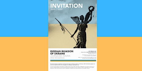 Russian invasion of Ukraine: Journalism, Trauma and Resilience primary image