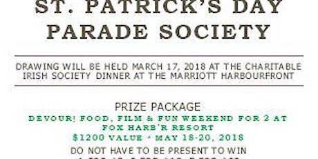 11th Annual Halifax St. Patrick's Day Parade Fundraiser Tickets primary image