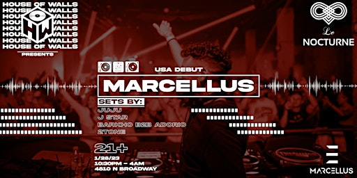 MARCELLUS 'usa debut' by HOUSE OF WALLS
