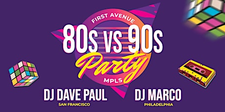 Imagem principal do evento 80s vs 90s Party - Minneapolis