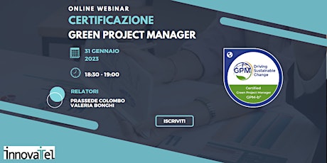 Certificazione Green Project Manager