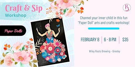 Craft & Sip Workshop - Paper Dolls at Wiley Roots Brewing