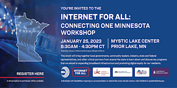 Internet for All: Connecting One Minnesota Workshop
