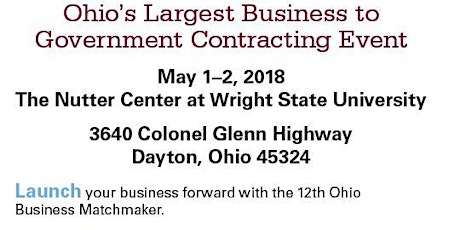 2018 Ohio Business Matchmaker primary image
