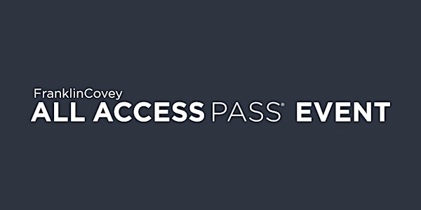 All Access Pass Event - Atlanta - May 4, 2018
