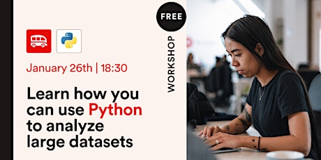 Online workshop: Learn how you can use python to analyse large datasets