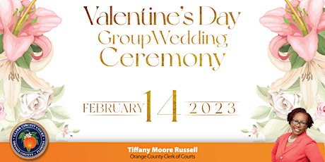 2023 Orange County Clerk of Courts Valentine's Day Group Wedding