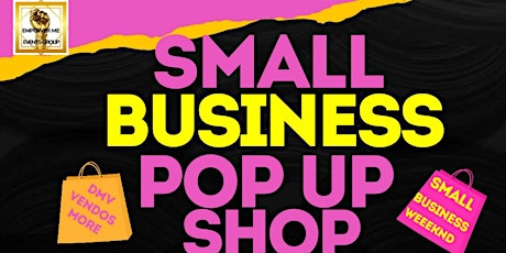 Imagem principal do evento Small Business  Pop Up Shop