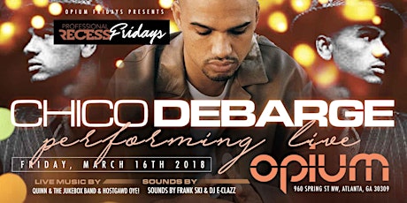 FRI 03.16.18 :: CHICO DEBARGE LIVE PERFORMANCE w/ QUINN AND THE JUKEBOX primary image