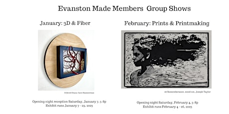 Evanston Made Group Show: Prints & PrintMaking Opening Reception
