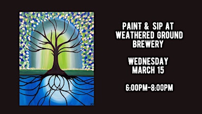 Paint & Sip at Weathered Ground Brewery - Tree of Life