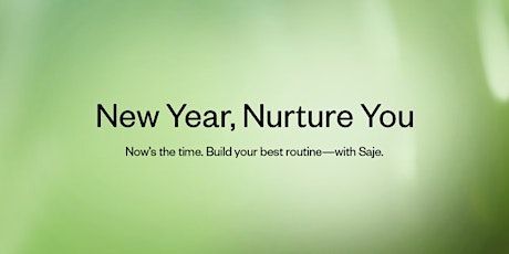 New Year, Nurture You!