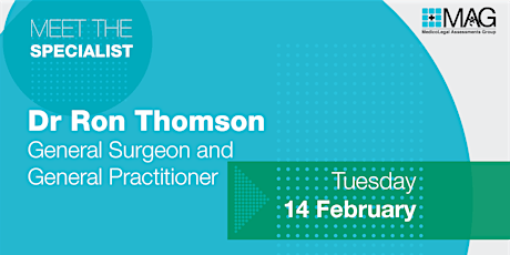 Meeting the Specialist: Dr. Ron Thomson (General Surgeon)