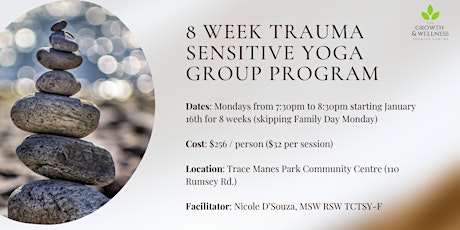 8 Week Trauma Centre Trauma Sensitive Yoga Group Program