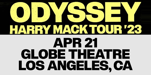 Harry Mack: Odyssey Tour 2023 - Los Angeles - 04/21/2023
