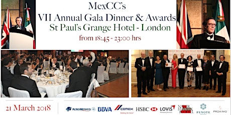 MexCC VII Gala Dinner & Awards - 21 March 2018 primary image
